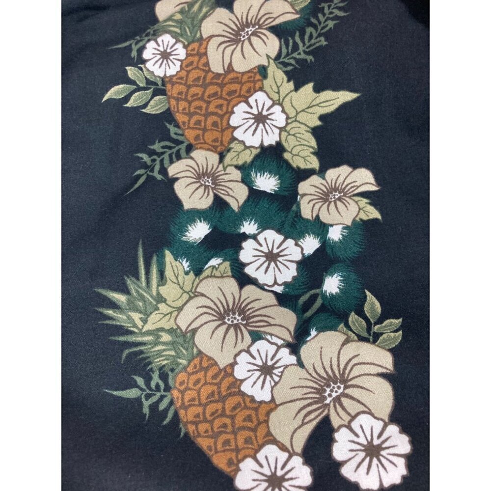 Mens Steve & Barry's Hawaiian Floral Pineapple Button Shirt XL - Picture 6 of 7